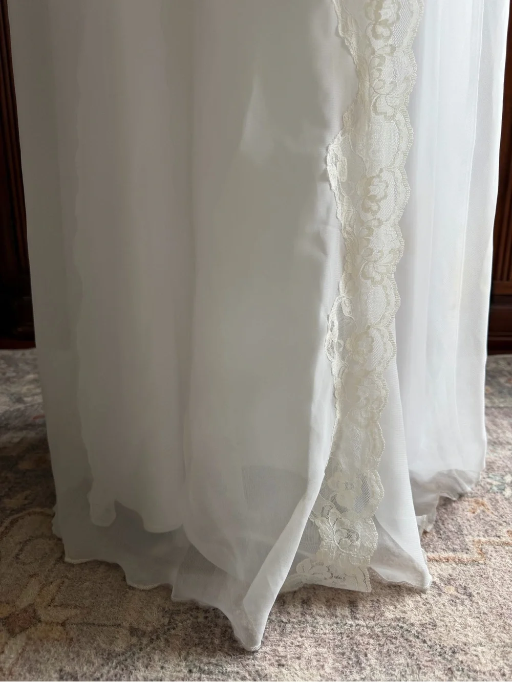 Frederick's of Hollywood Long Nightgown and Robe Bridal Set